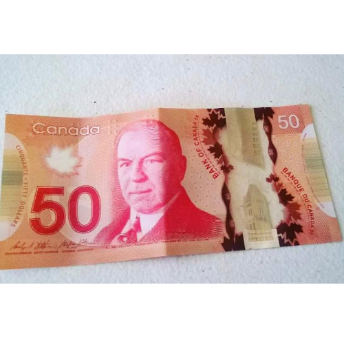Undetectable fake CAD $50 Bills